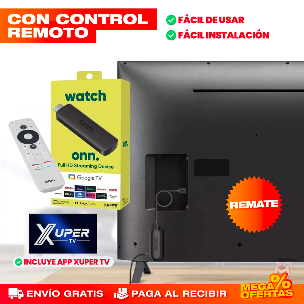 Tv Stick Onn H313: Streaming Fácil